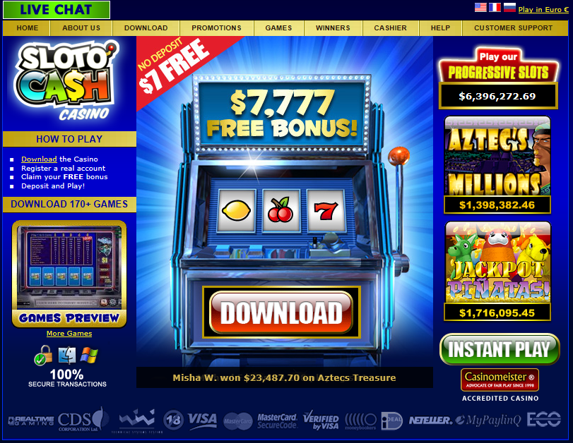 Sloto Cash RTG Casino Reviews